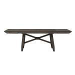 Double Bridge Optional 6 Piece Trestle Table Set - Image 4