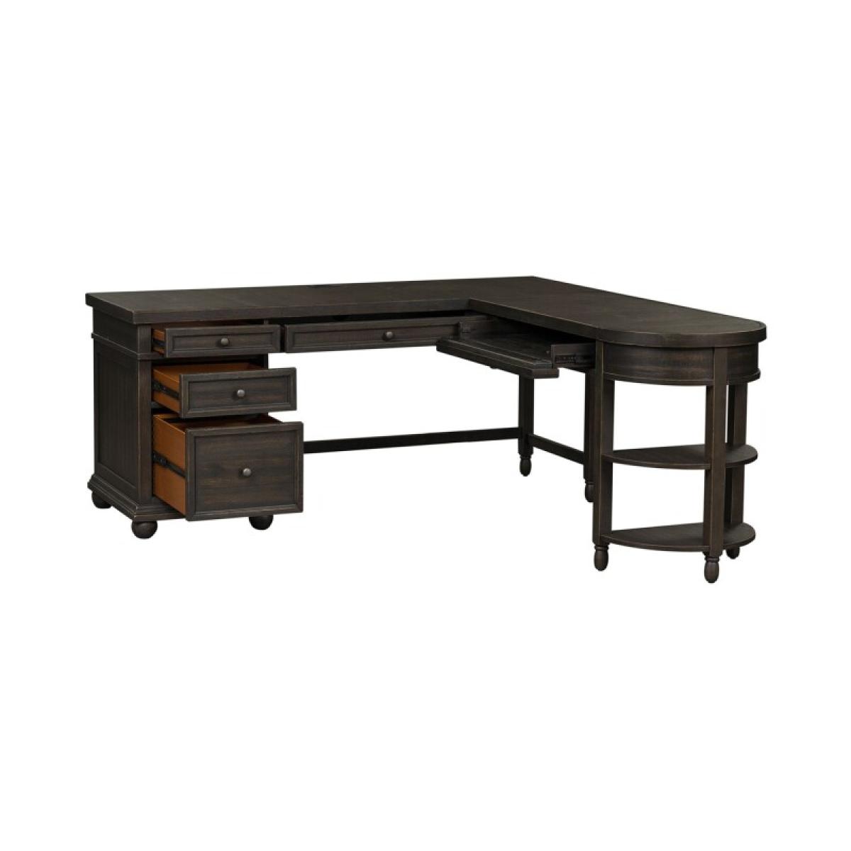 Harvest Home Opt L Shaped Desk Set - Image 5