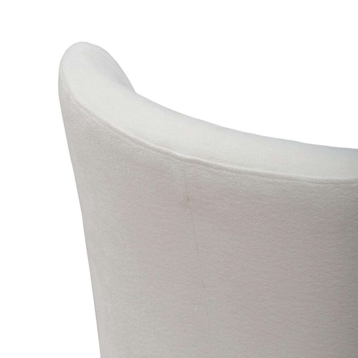 Accent Dining Chair w/ Casters - Ivory - Image 10