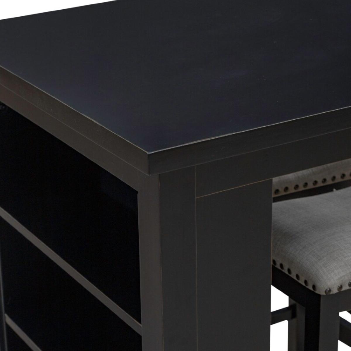 Brook Creek 3 Piece Counter Set - Black - Image 11