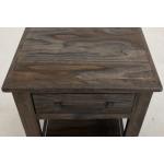 1 Drawer, 1 Shelf, End Table - Teak - Image 7