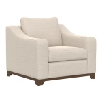 Natural Parota Wooden Frame & Base, Armchair