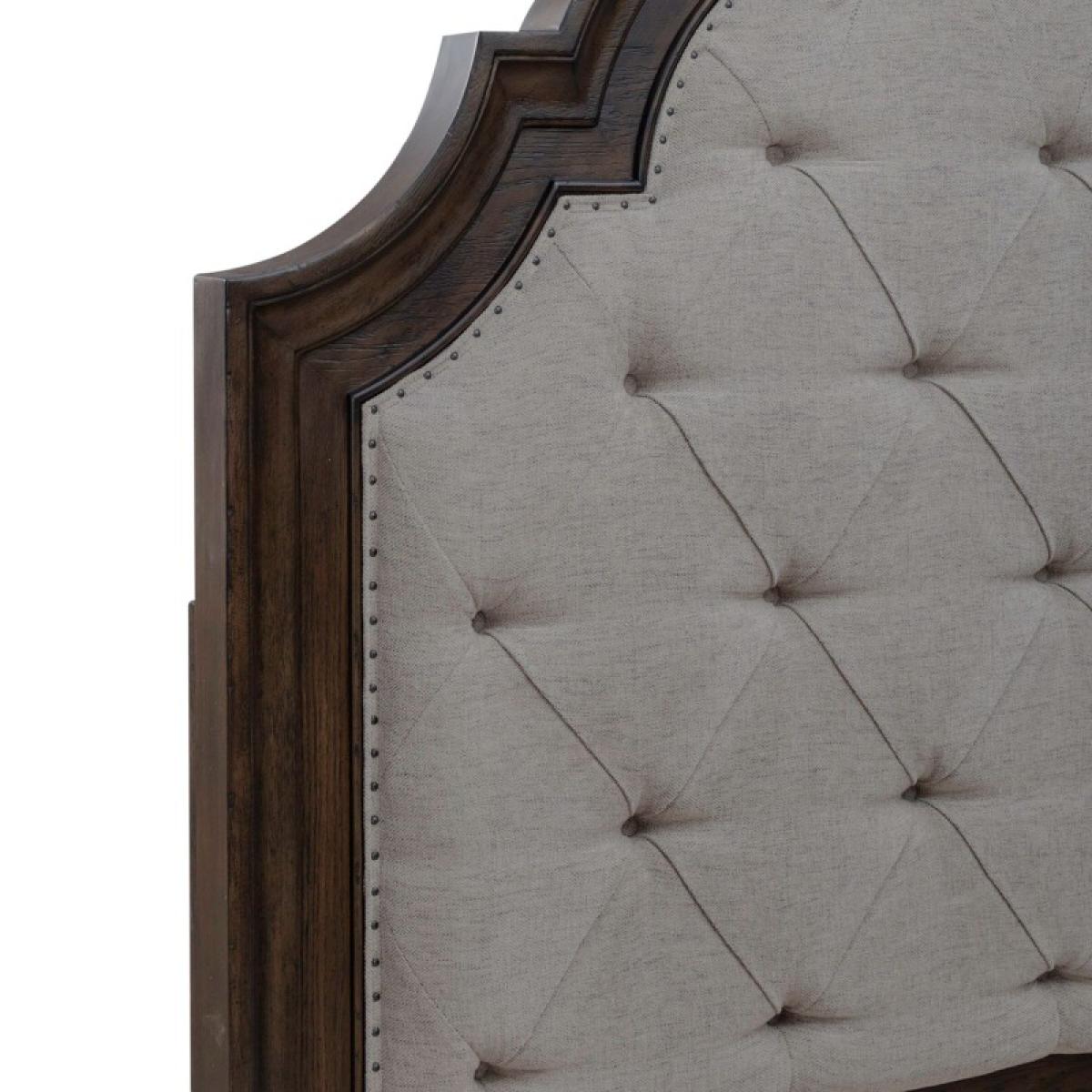 Queen Uph Arched Panel Headboard - Image 7