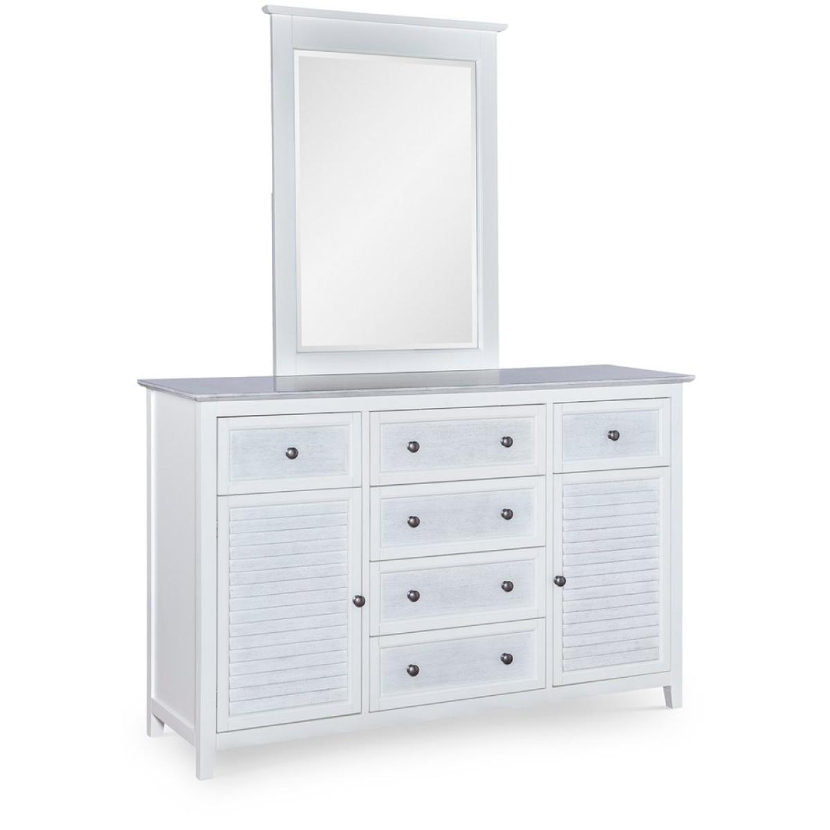 High Tide Bedroom - 6 Drawer / 2 Door Dresser - BD128-1206D - Image 2