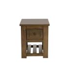 1 Drawer, 1 Shelf, Chairside Table - Parota III - Image 3