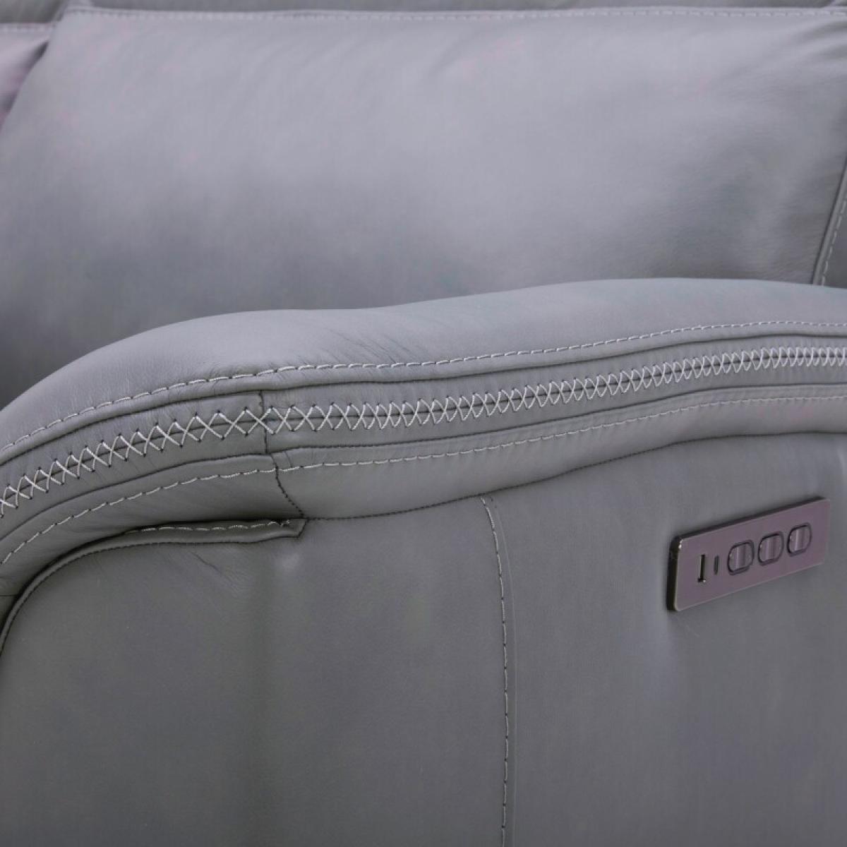 Cooper Loveseat w/Console P3 & ZG - Blue Gray - Image 14