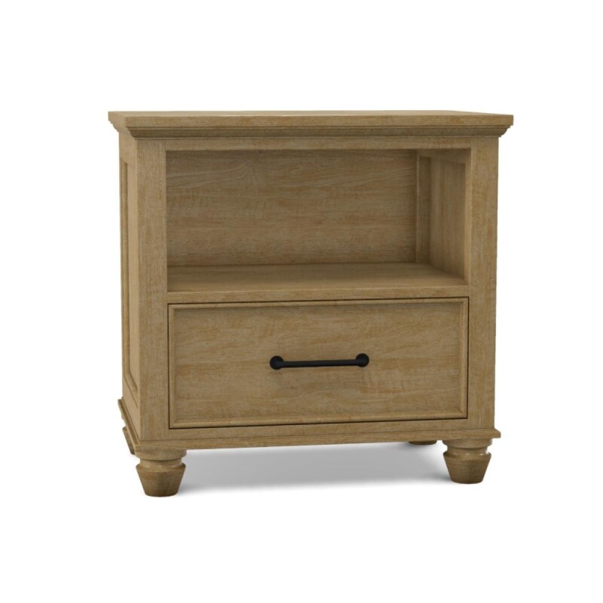 Vista Bedroom 1-Drawer Nightstand - Image 4