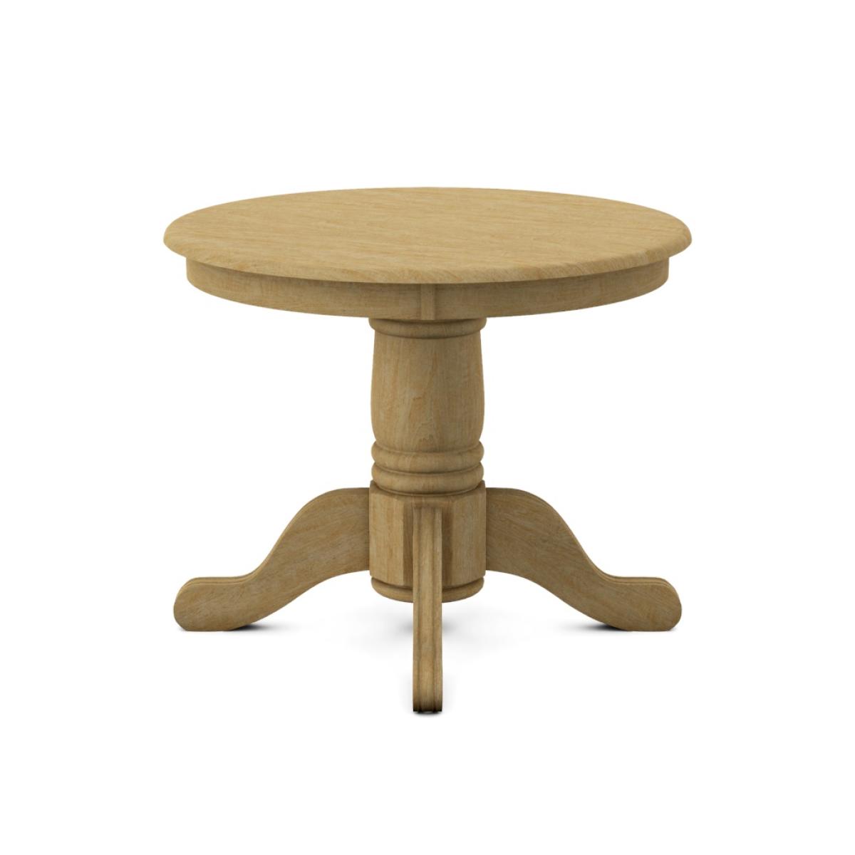 Build Your Own Pedestal Table w/30"H Medium Turned Pedestal for Solid Tops - Image 8