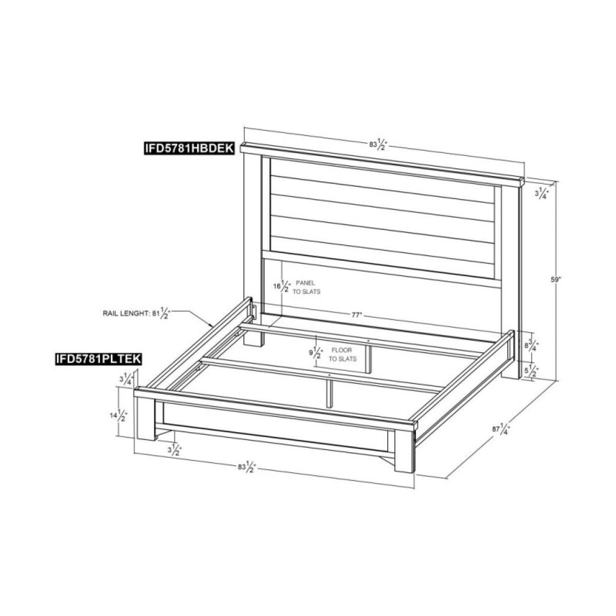 6/6 Eastern King Headboard - Town - Image 7