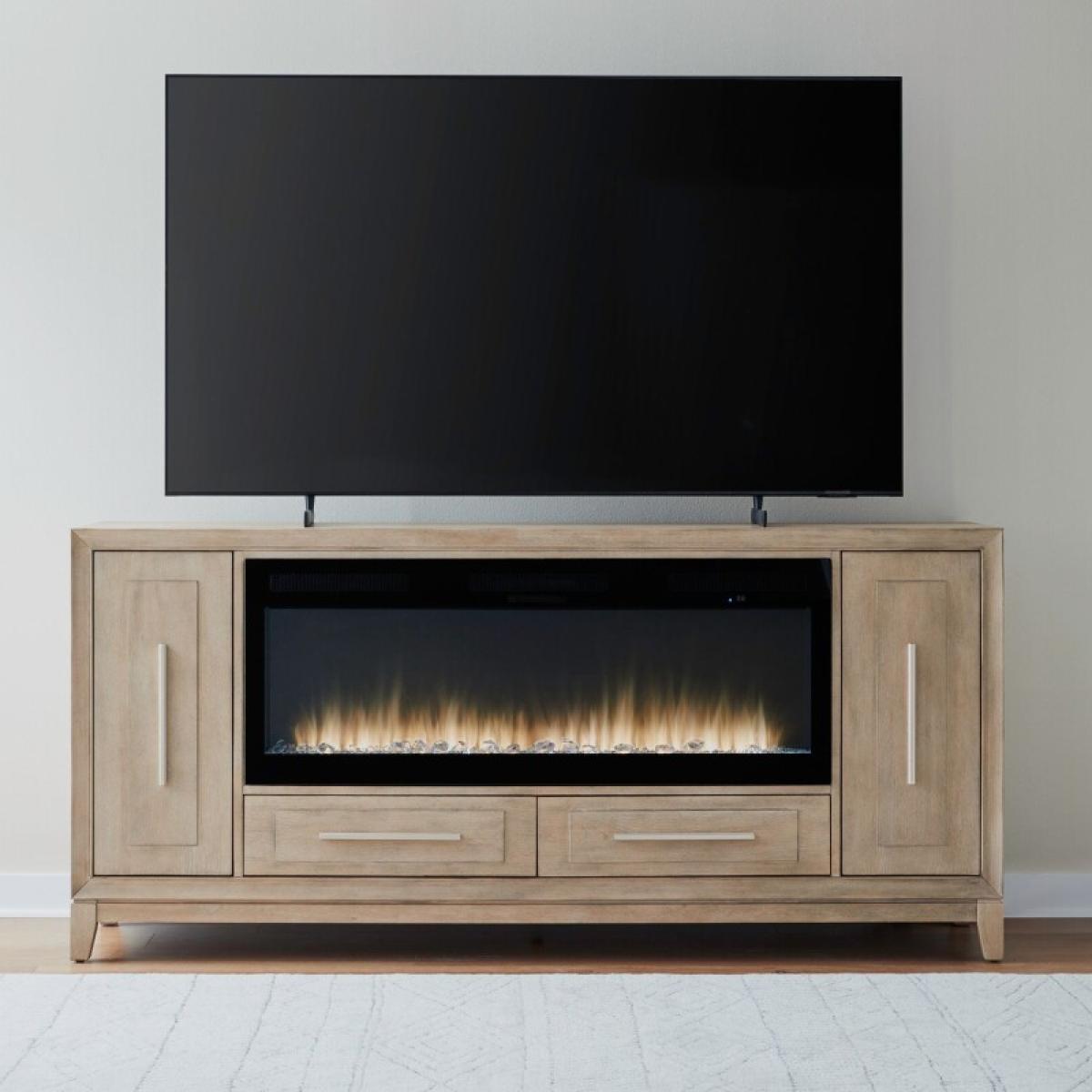 Fireplace TV Consoles 789 80 Inch Console w/ Fire FTS - Image 2