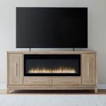 Fireplace TV Consoles 789 80 Inch Console w/ Fire FTS