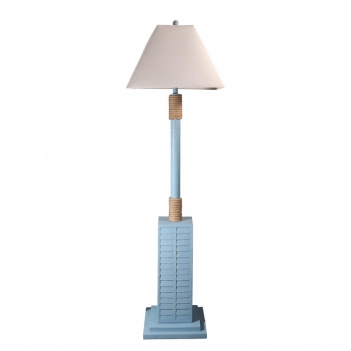 Floor Shutter Floor Lamp - Blue - Image 2