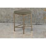 Wooden Frame & Metal Base, 24" Stool - Mezquite - Image 3