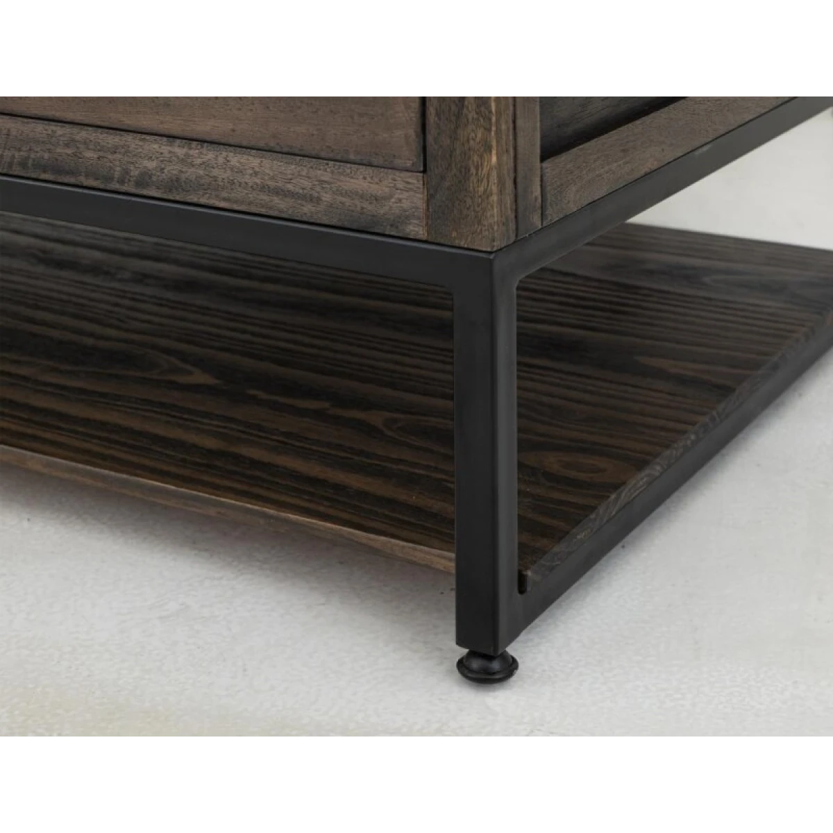 Dark Mita 4 Drawer, 1 Shelf Cocktail Table - Image 4