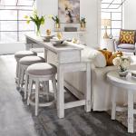 Modern Farmhouse Console Bar Table - Image 9