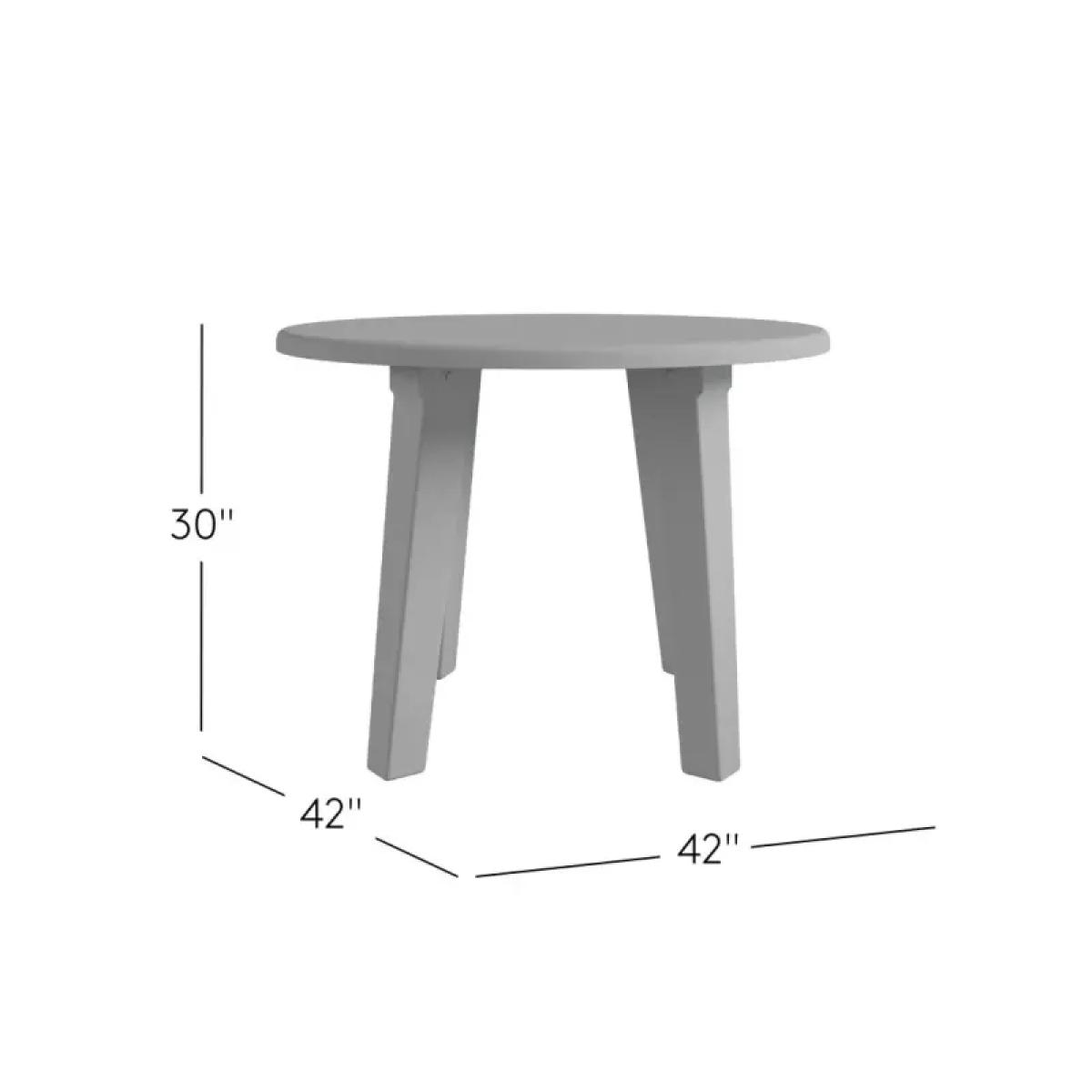 Reclamation Salvaged Wood Round Dining Table - Image 11