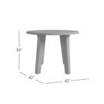 Reclamation Salvaged Wood Round Dining Table - Image 11