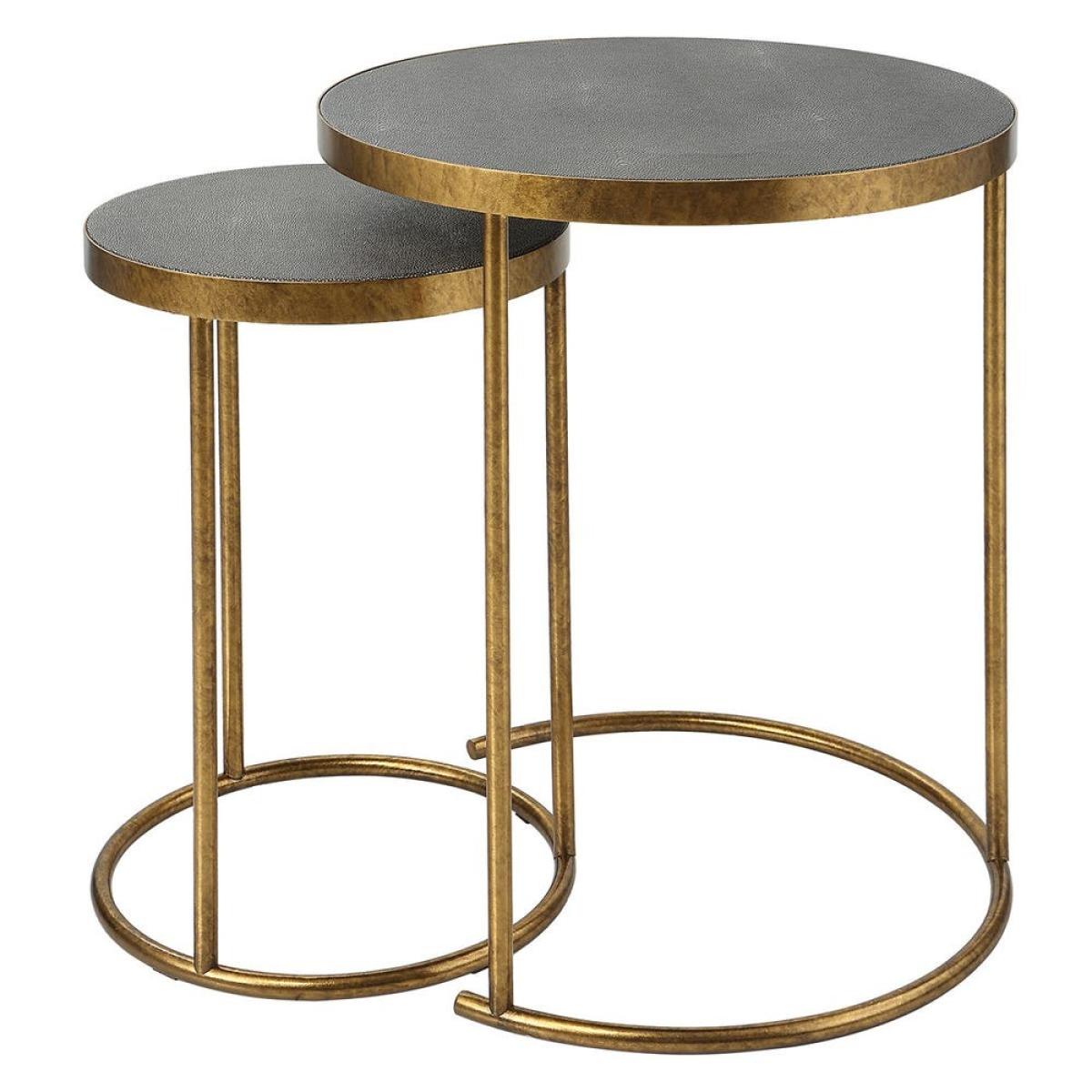 Aragon Nesting Tables, S/2, Gray - Image 6