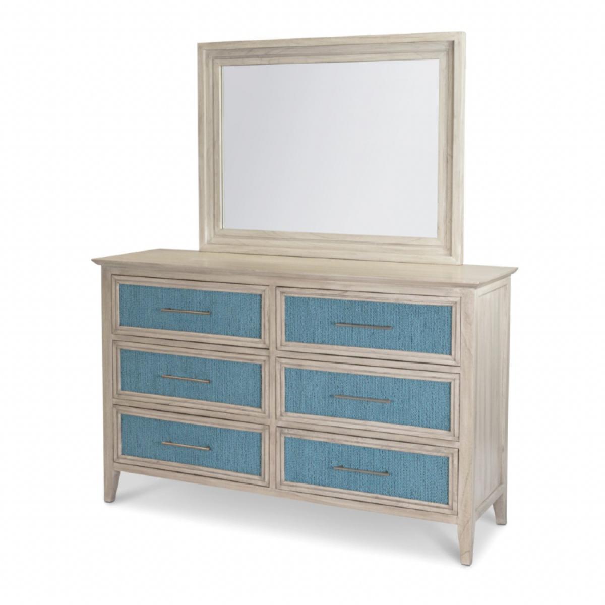Ocean Isles 6 Drawer Woven Dresser - Image 7
