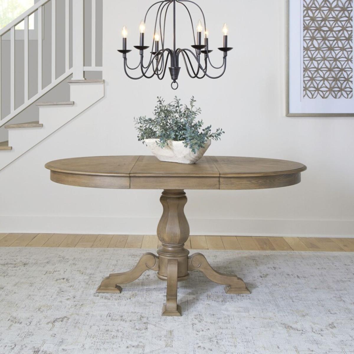 Magnolia Manor Pedestal Table Set - Image 2