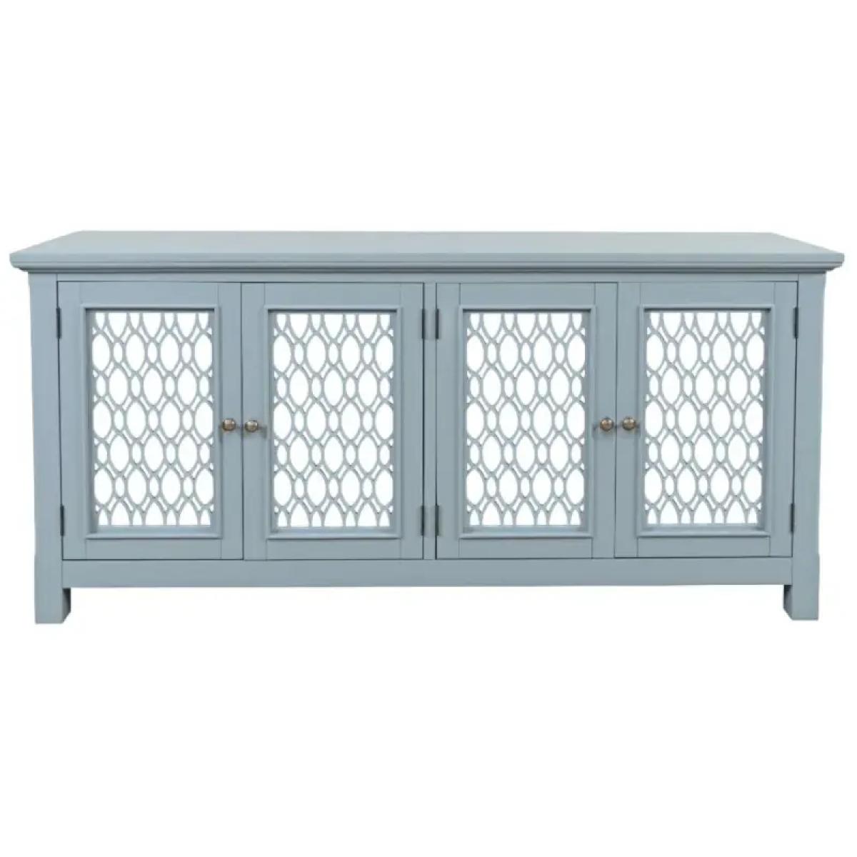 Isabella 69" Mirrored Accent Cabinet - Image 2