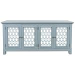 Isabella 69" Mirrored Accent Cabinet