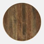 Reclamation Salvaged Wood Round Dining Table - Image 10