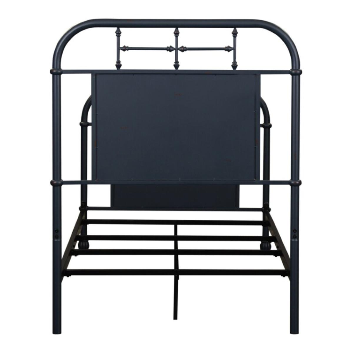 Vintage Series Twin Metal Bed - Navy - Image 5