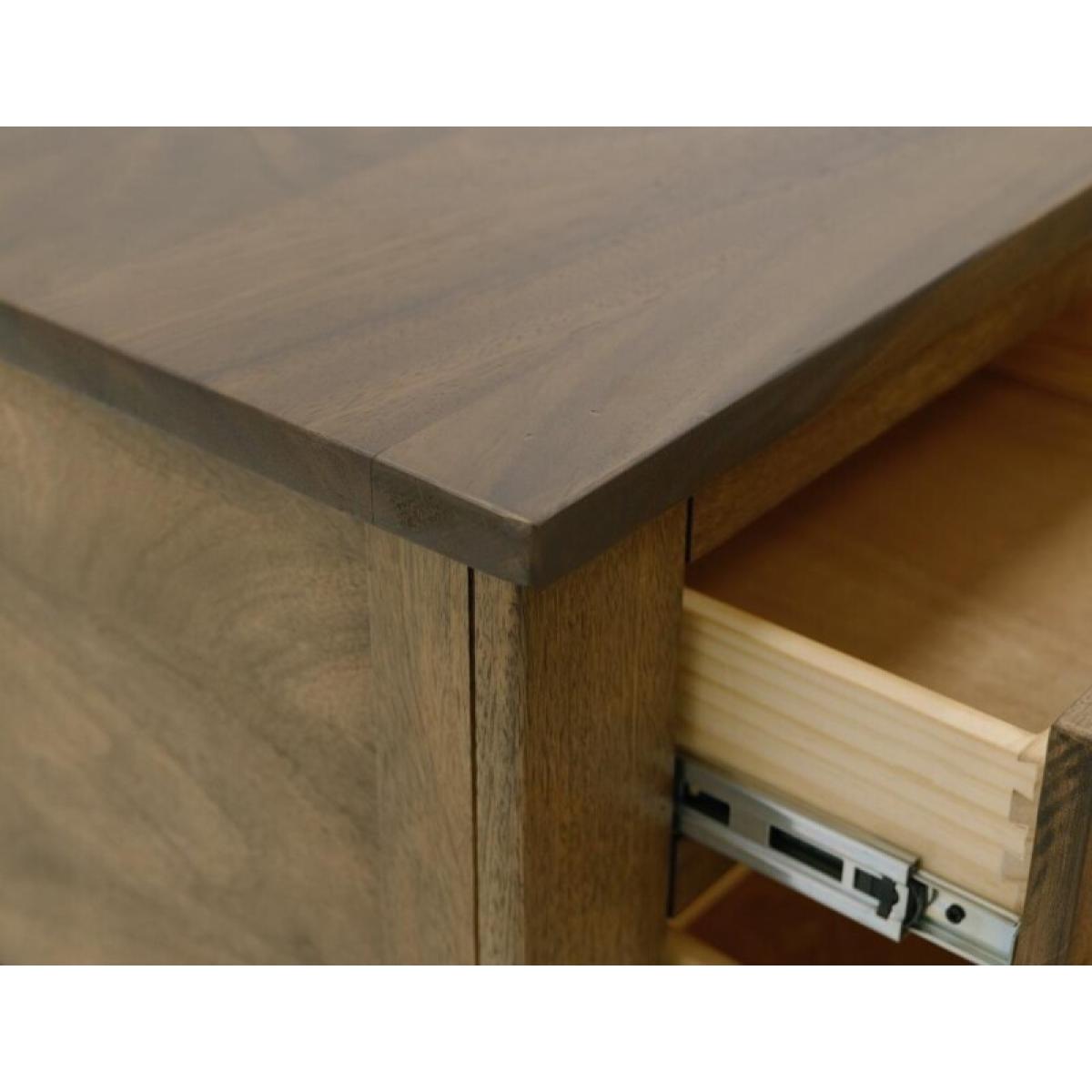 1 Drawer, 1 Shelf, Chairside Table - Parota III - Image 7