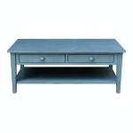 Destinations Collection - Spencer Coffee Table in Ocean Blue - Image 4