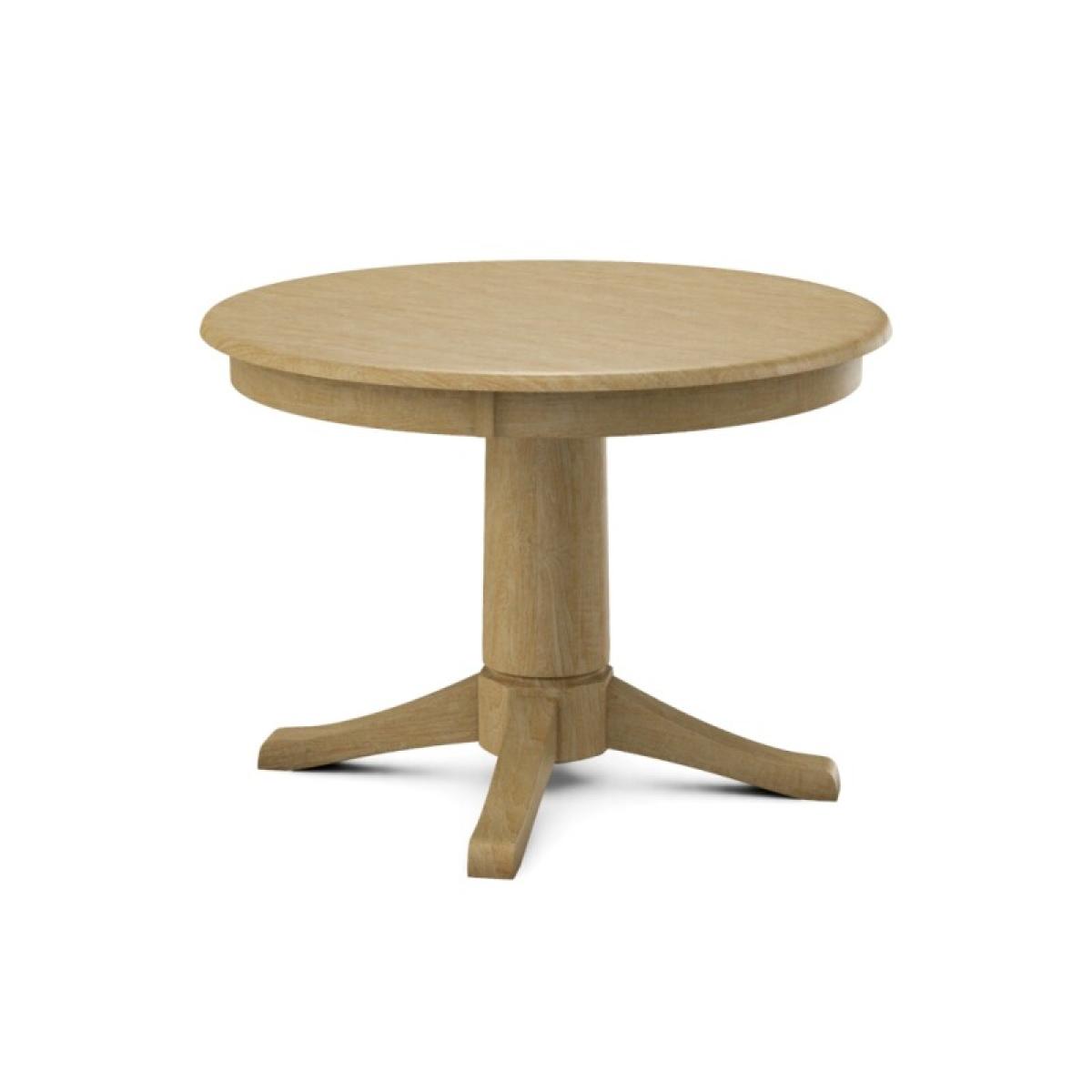 Build Your Own Pedestal Table w/ 42" Round Tabletop w/'Half Bullnose Edge - Image 24
