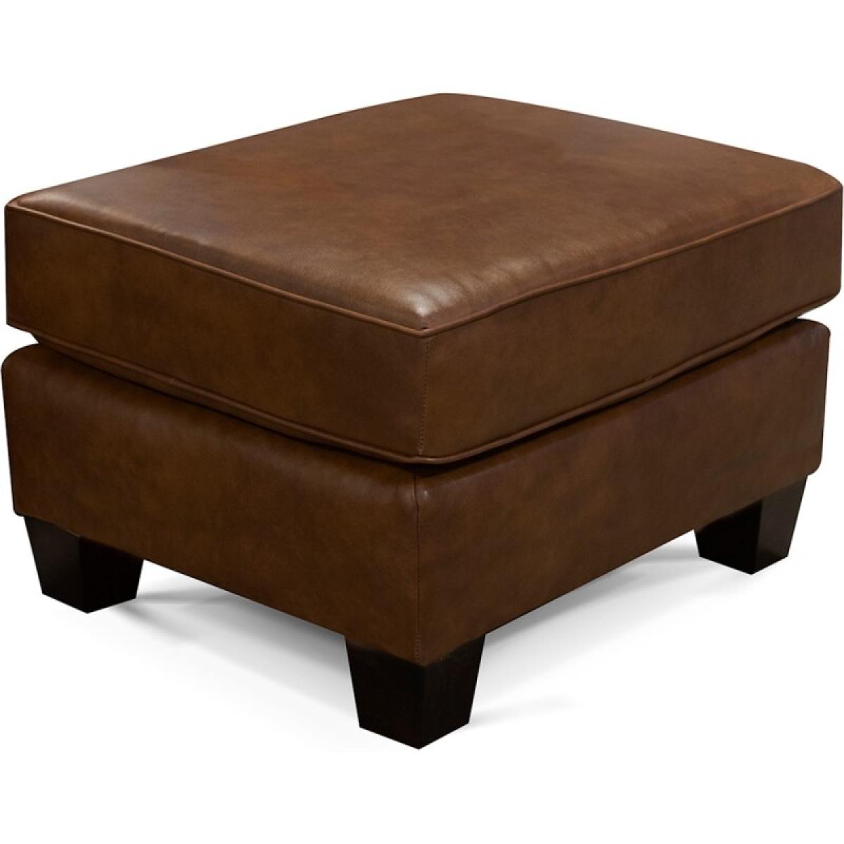 Salem Leather Ottoman - Image 2