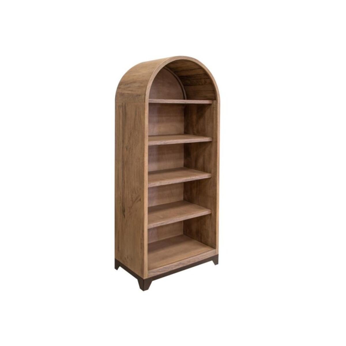5 Shelves Bookcase - Natural Parota - Image 2