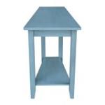 Destinations Collection - Keystone Accent Table in Ocean Blue - Image 5