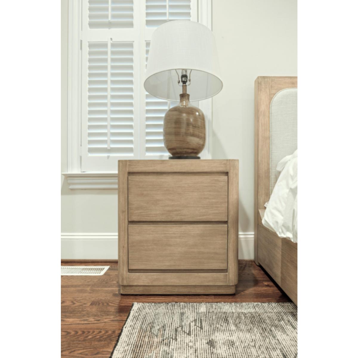 Hyde Park 2 Drawer Electrified Nightstand - Image 9