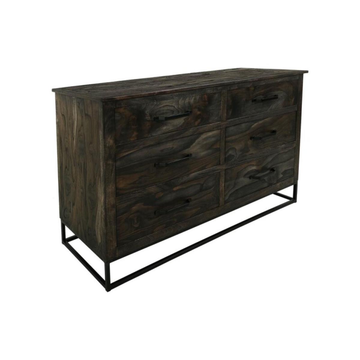 6 Drawer Dresser - Teak - Image 2