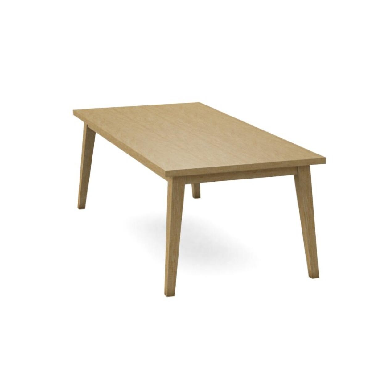 Mid Century Moden Solid Table w/ Flared Legs - Image 12