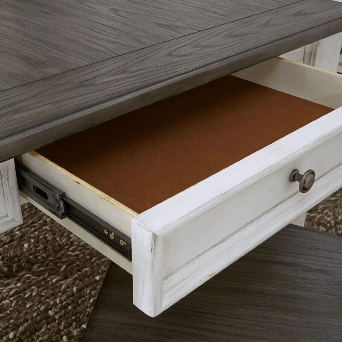 Allyson Park Rectangular Leg Table - Image 8