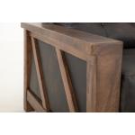 Wooden Frame, Upholstered Sofa - Walnut - Image 12