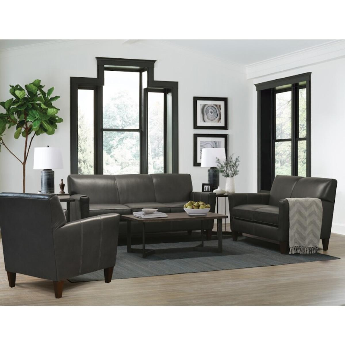 Collegedale Leather Loveseat - Image 4