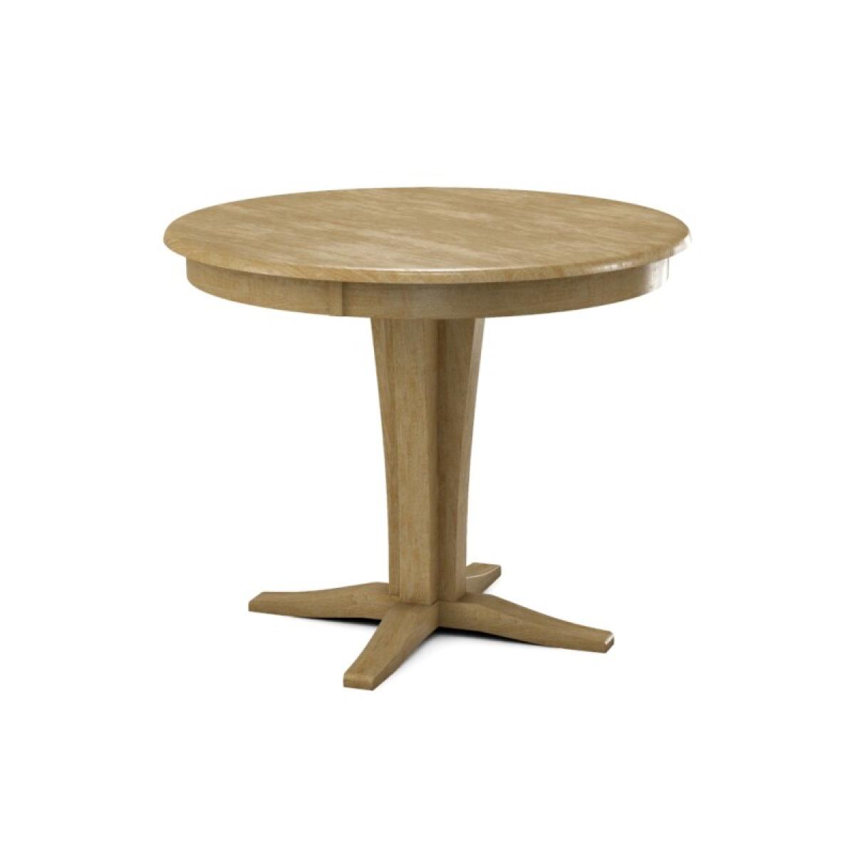Build Your Own Pedestal Table w/ 30"H Verano Pedestal for Solid Tops - Image 34