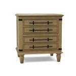 Farmhouse Chic 2-Drawer Nightstand - Image 4