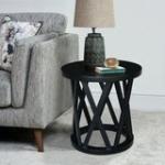 Home Accents - Ceylon Round End Table in Black - Image 5