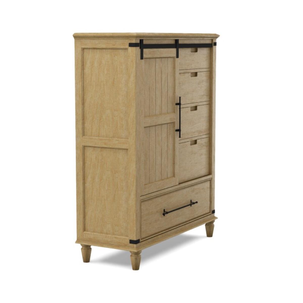 Farmhouse Chic Sliding Door Chest - Image 35