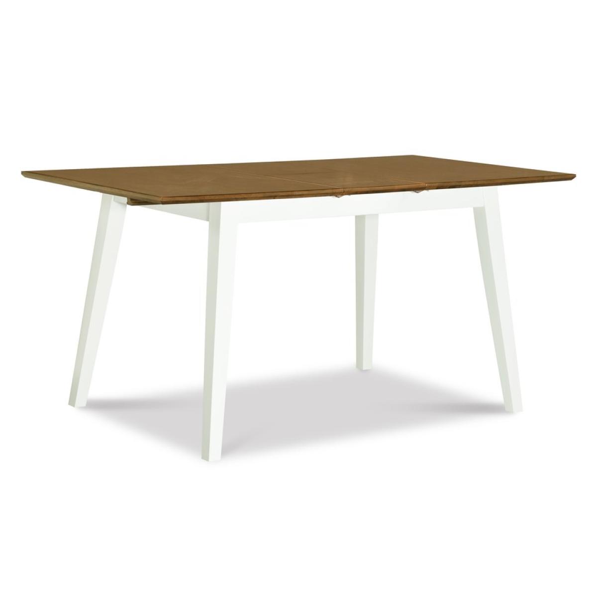 cbab66391c1fa2bc2336748668cb3209 Dining Essentials - Mid-Century Modern Extension Table in Hickory and Shell - Image 1
