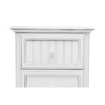 Monaco Blanc 2 Drawer Electrified Nightstand - Image 3