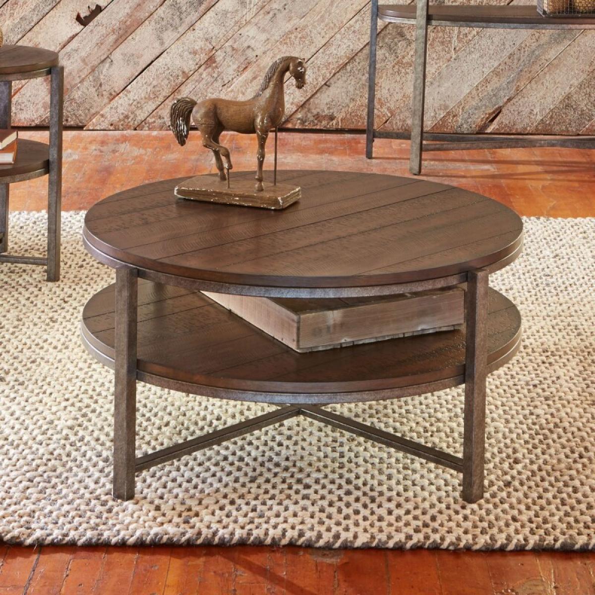 Round Cocktail Table - Image 2