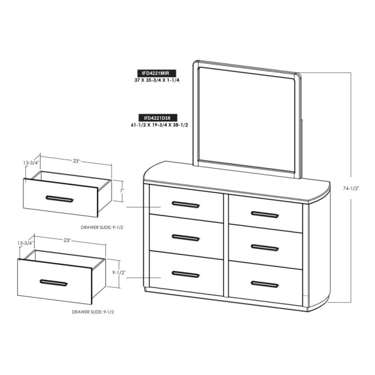 6 Drawer, Dresser - Balam - Image 12