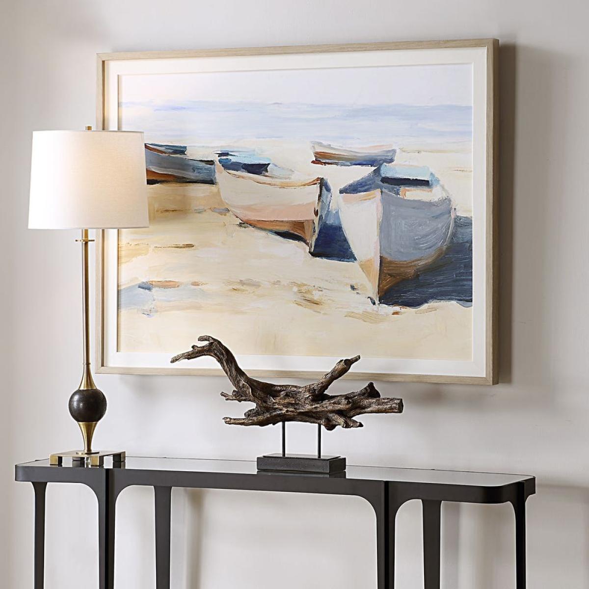 Beached Boats Framed Print - Image 4