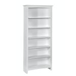 Tykes Collection - 84'' Shaker Bookcase in Pure White